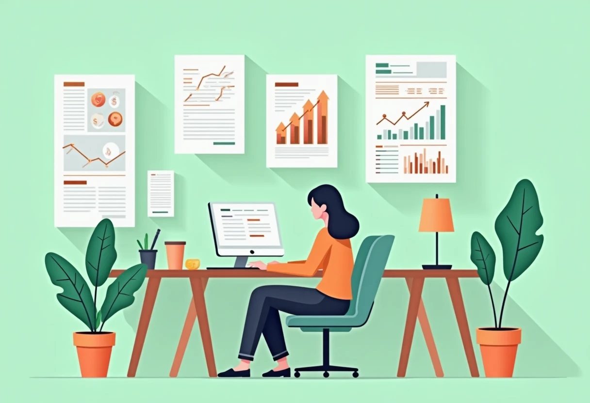Freelancer reviewing personal loan options
